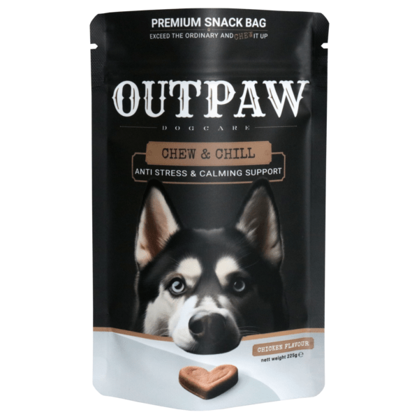 Outpaw Dogcare | Chew & Chill Calming Support Dog Snacks Outpaw Dogcare | Chew & Chill Calming Support Dog Snacks